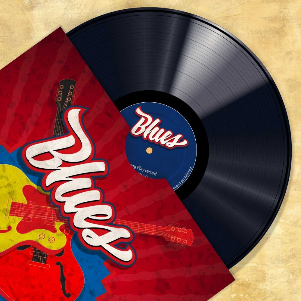Vinyl Club- Blues art print by Steven Hill for $57.95 CAD