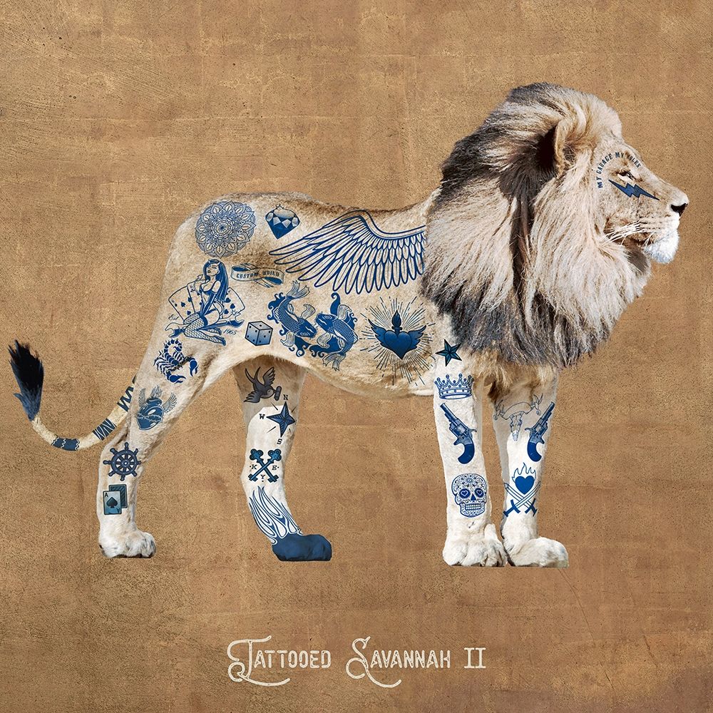 Tattooed Savannah II art print by Steven Hill for $57.95 CAD