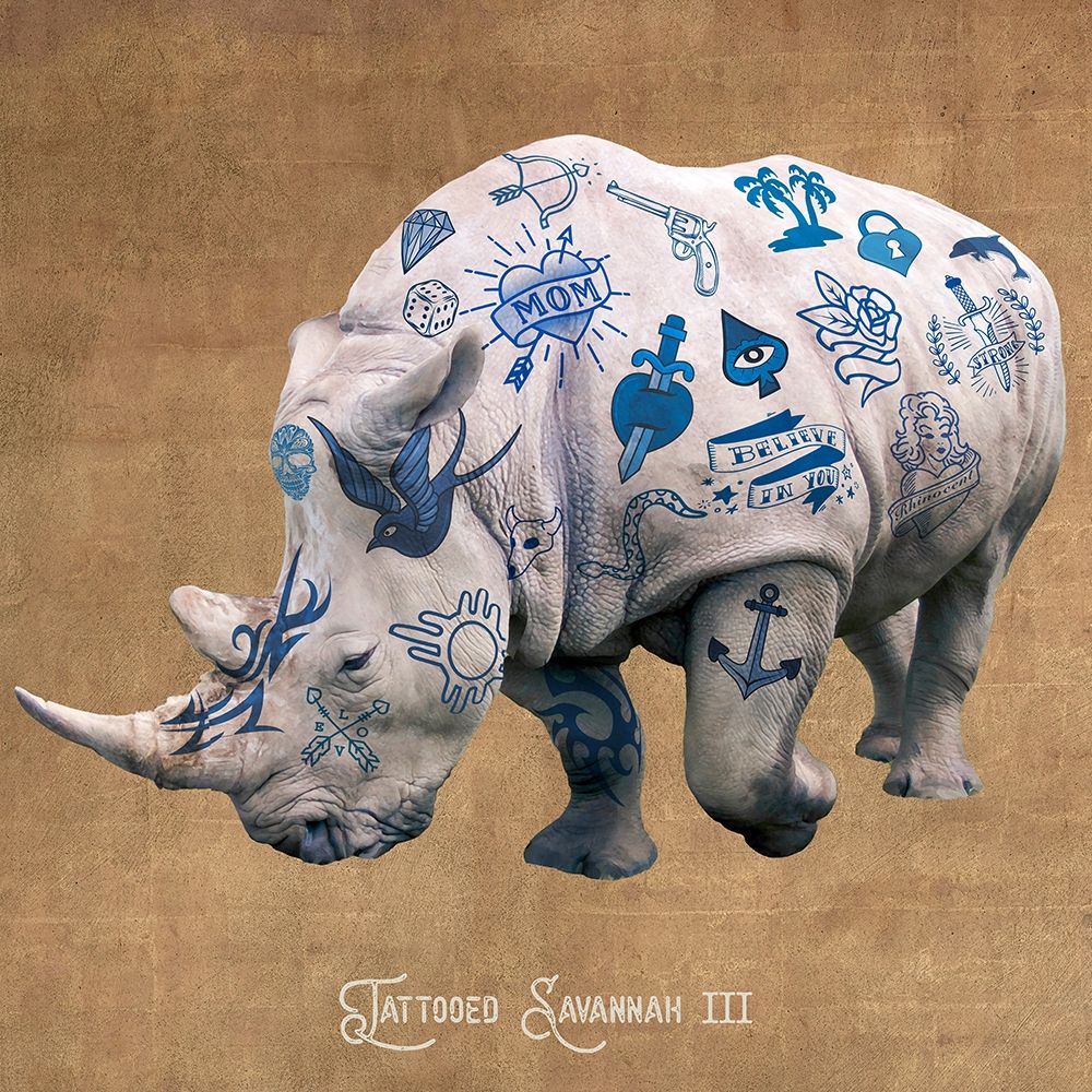 Tattooed Savannah III art print by Steven Hill for $57.95 CAD