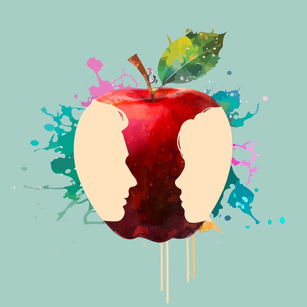 Love Apple I (XY+XX) art print by Steven Hill for $57.95 CAD