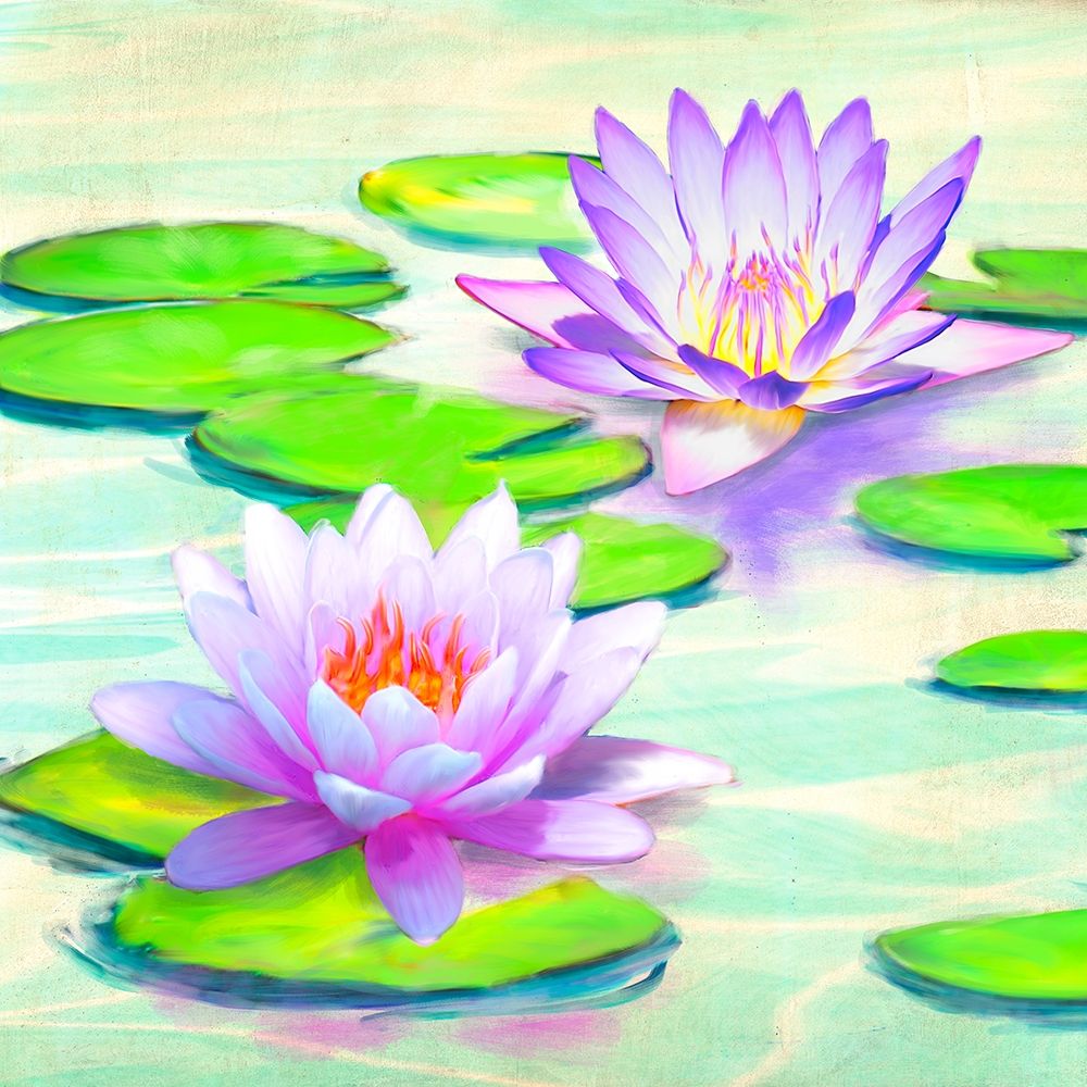 Nympheas I art print by Teo Rizzardi for $57.95 CAD