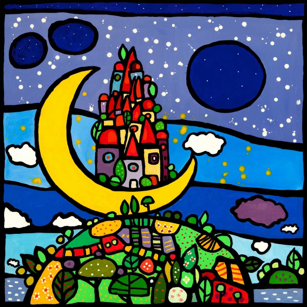 Sogno lunare art print by Wallas for $57.95 CAD