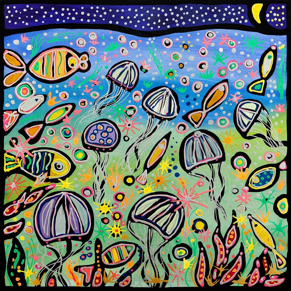 La danza delle meduse art print by Wallas for $57.95 CAD