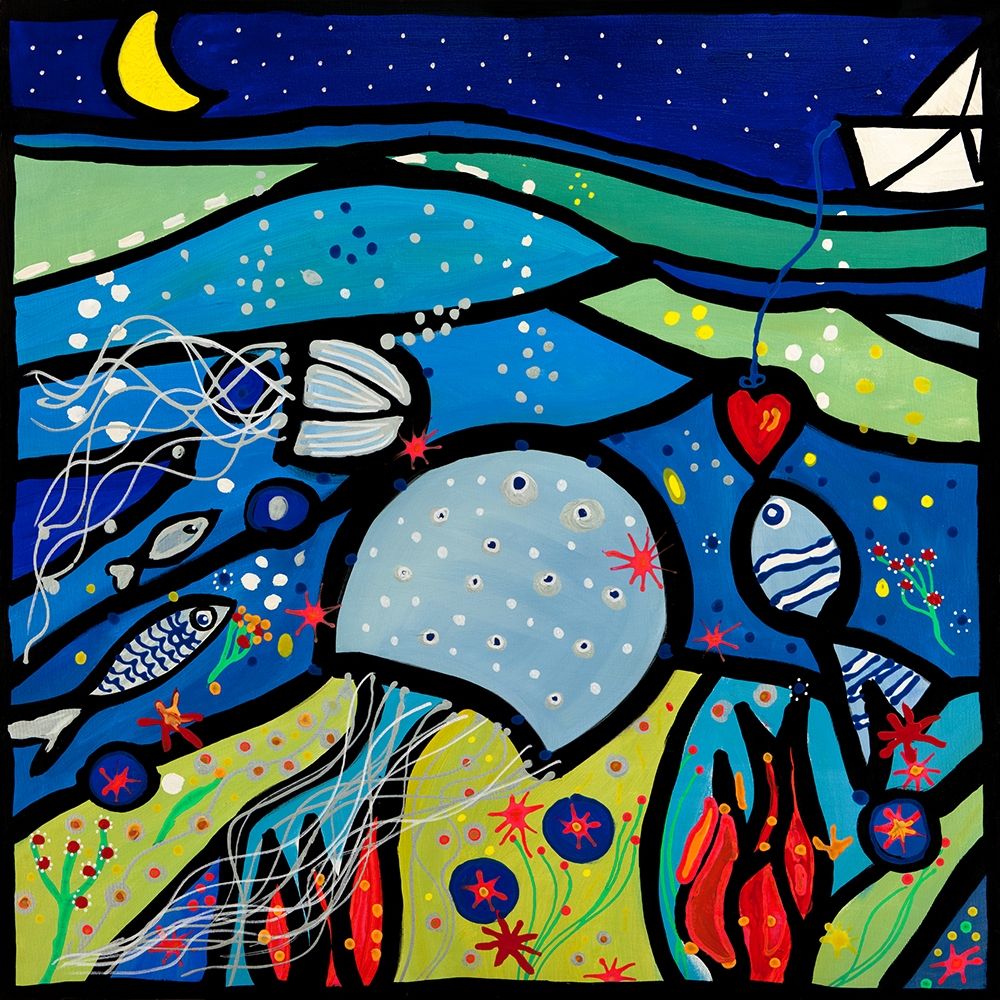 La medusa innamorata art print by Wallas for $57.95 CAD