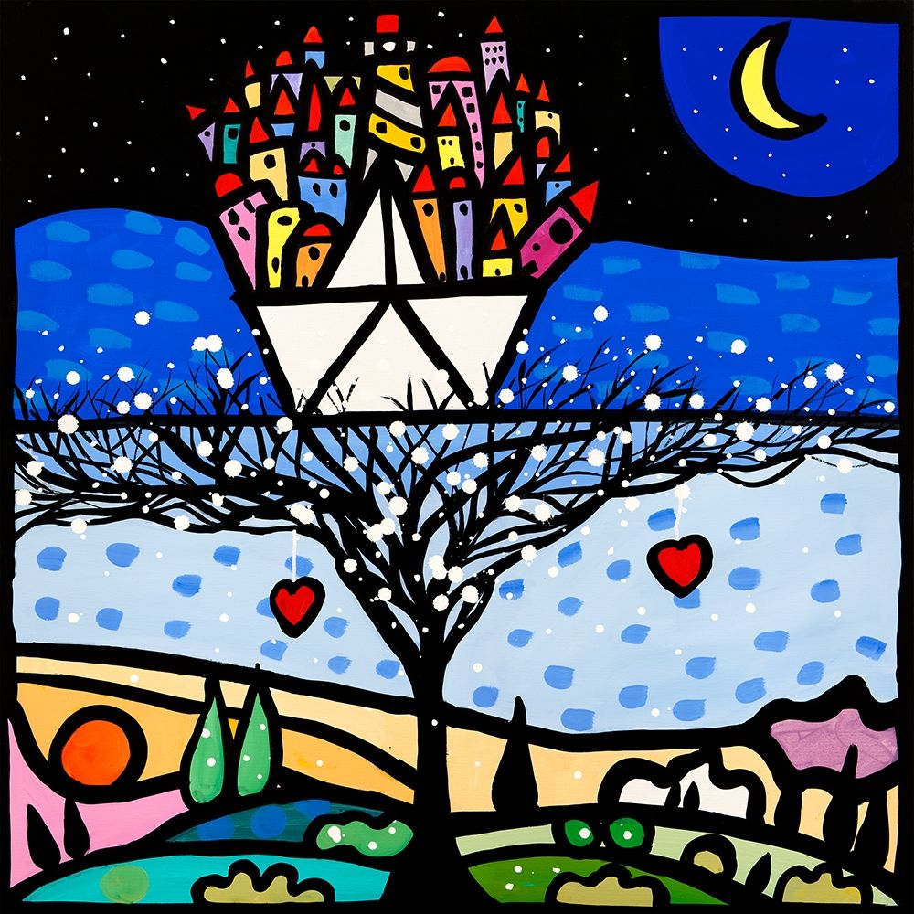 Ancorati al cuore art print by Wallas for $57.95 CAD