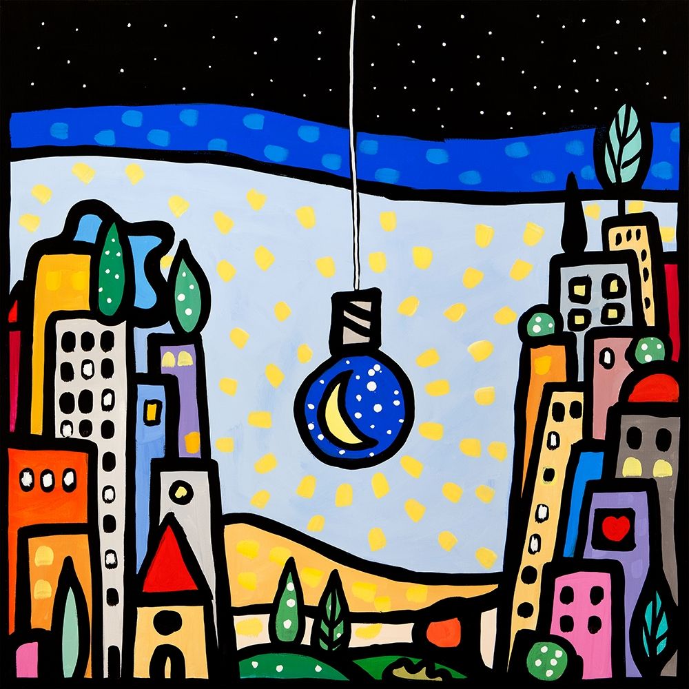 Millumino di luna art print by Wallas for $57.95 CAD