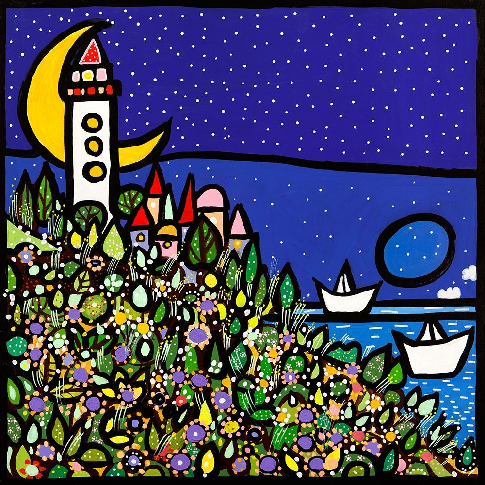La sentinella del mare art print by Wallas for $57.95 CAD