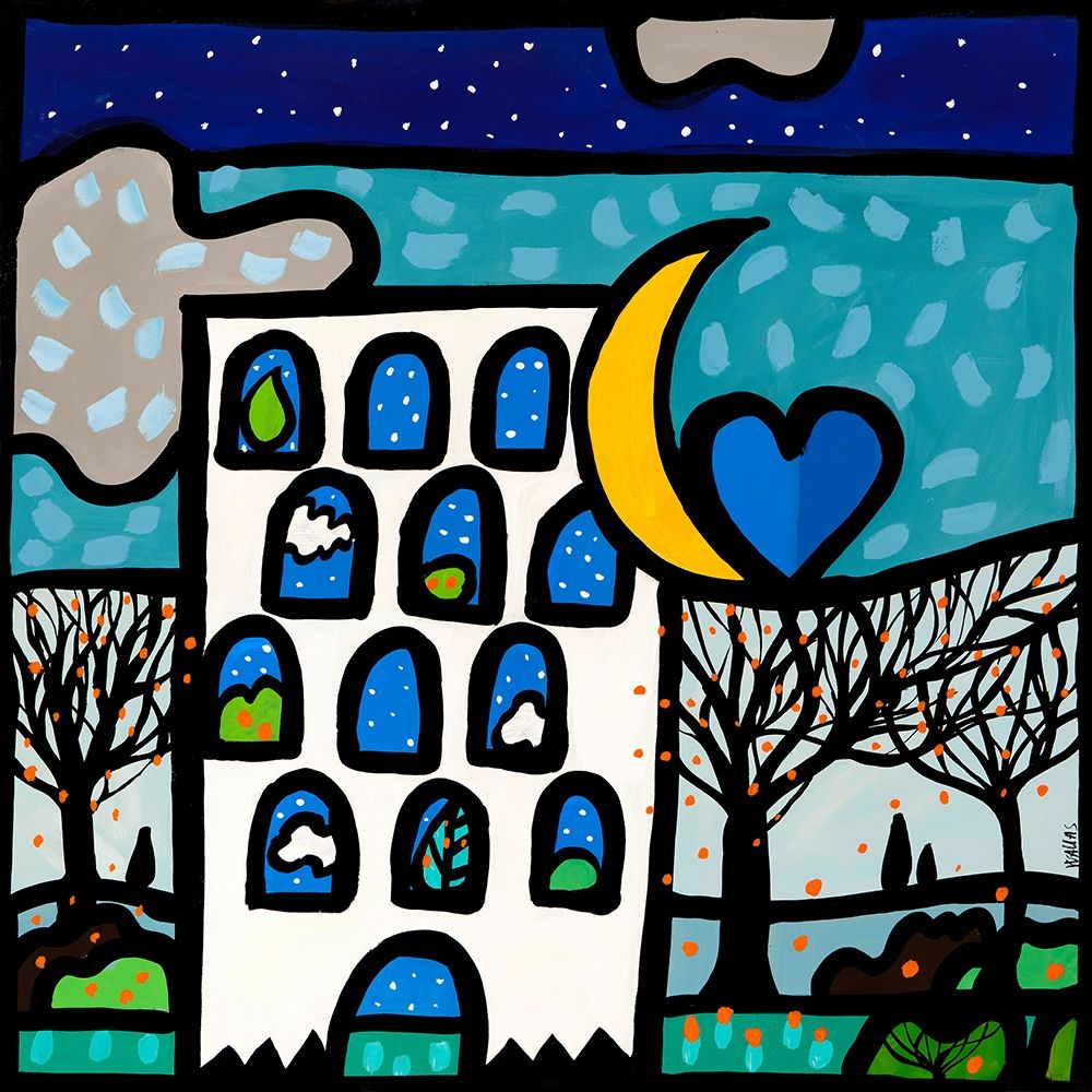 Dentro di noi ce sempre un cielo stellato art print by Wallas for $57.95 CAD