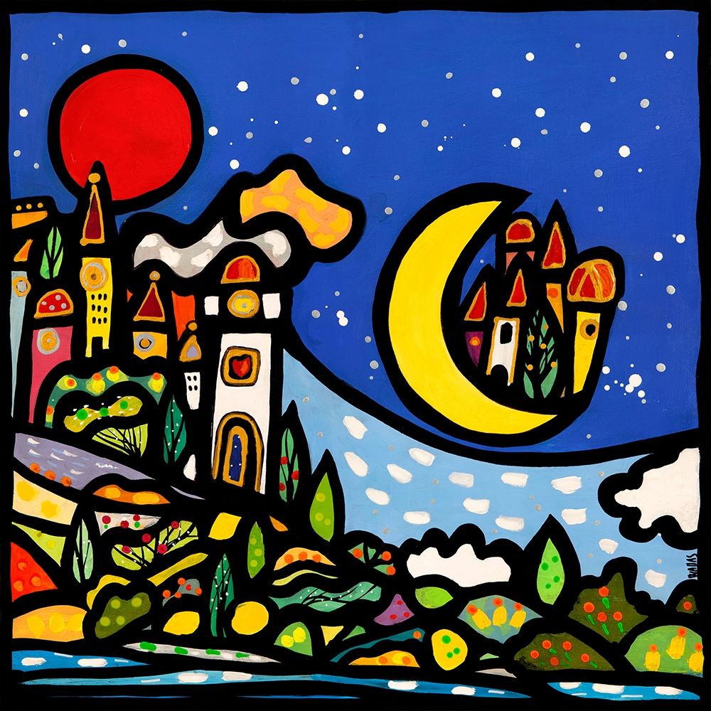 Mondi lontani art print by Wallas for $57.95 CAD