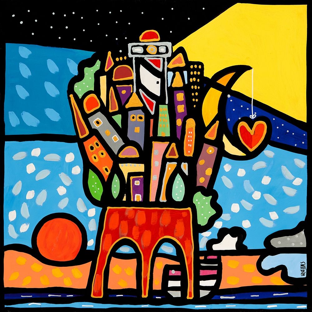 Sostenere la vita art print by Wallas for $57.95 CAD