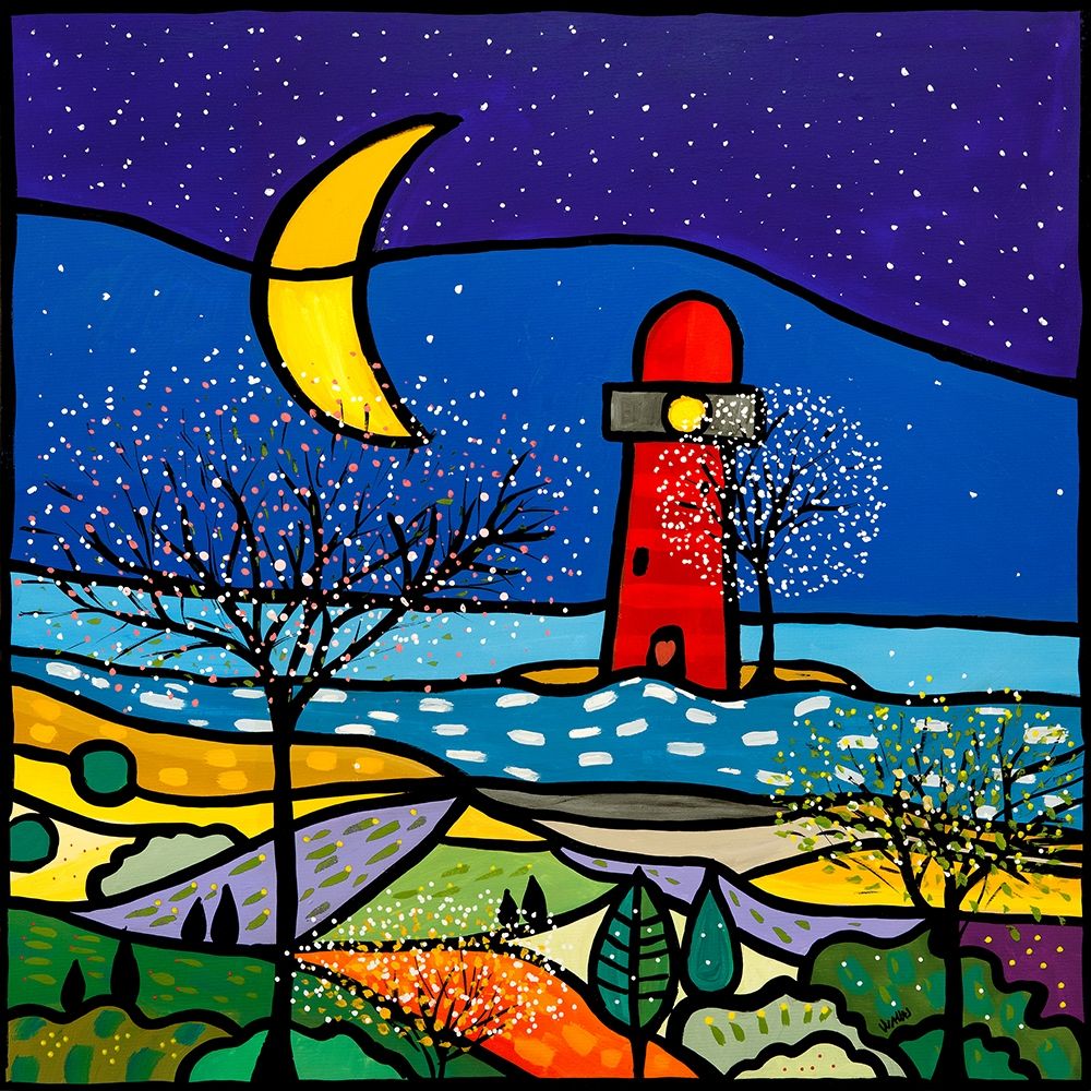 La sentinella del mare art print by Wallas for $57.95 CAD