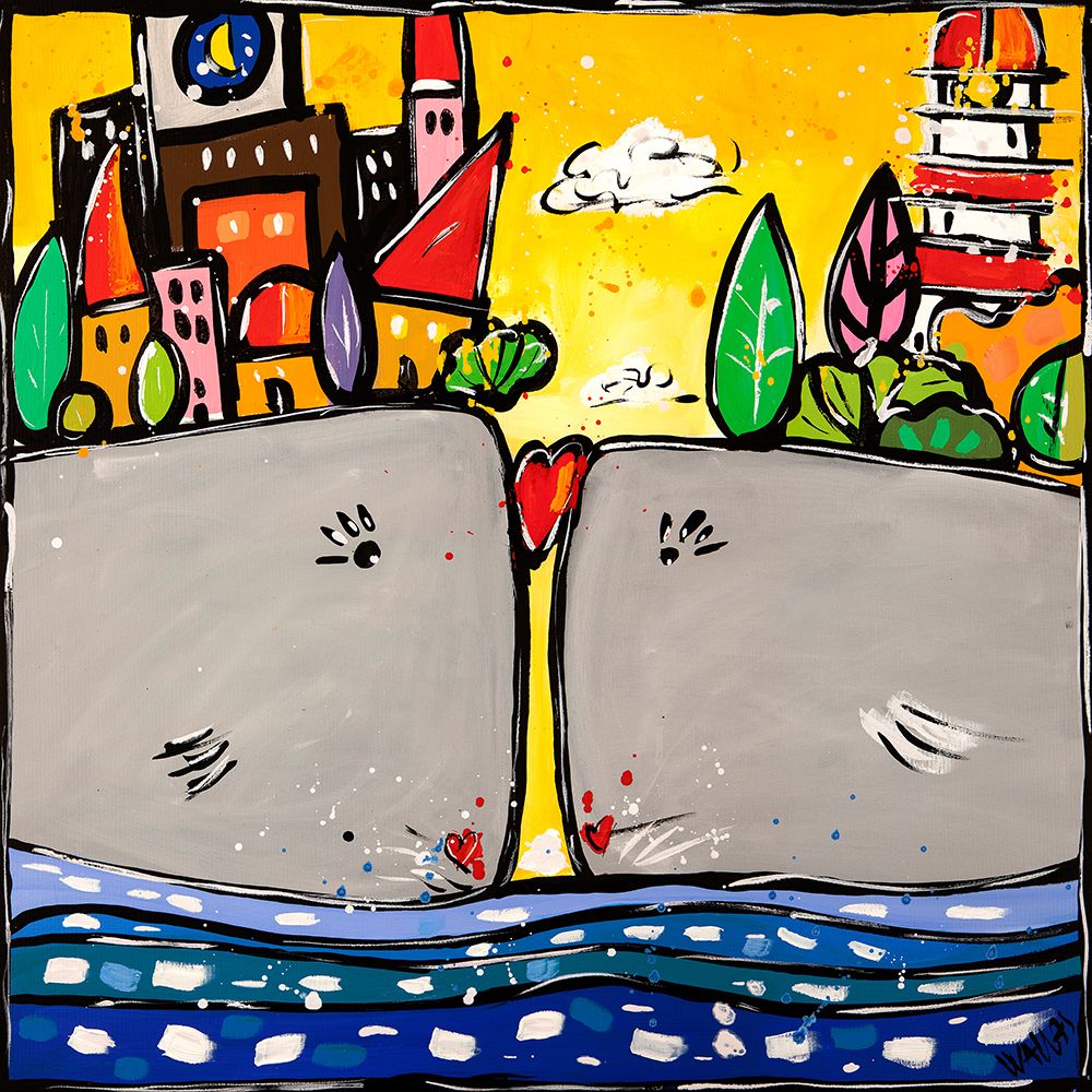 E un amore grande art print by Wallas for $57.95 CAD