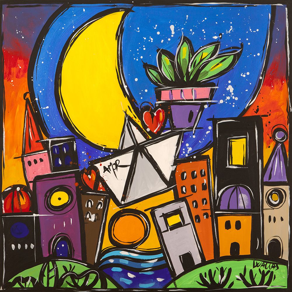 Tsu-Ami art print by Wallas for $57.95 CAD
