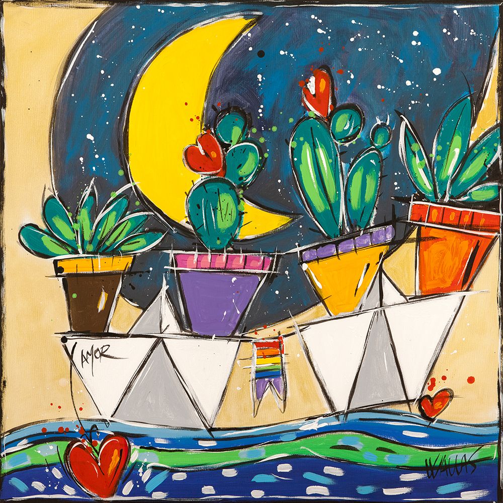 Lamore e ovunque art print by Wallas for $57.95 CAD