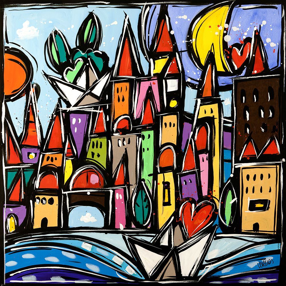 E arrivato lamore art print by Wallas for $57.95 CAD