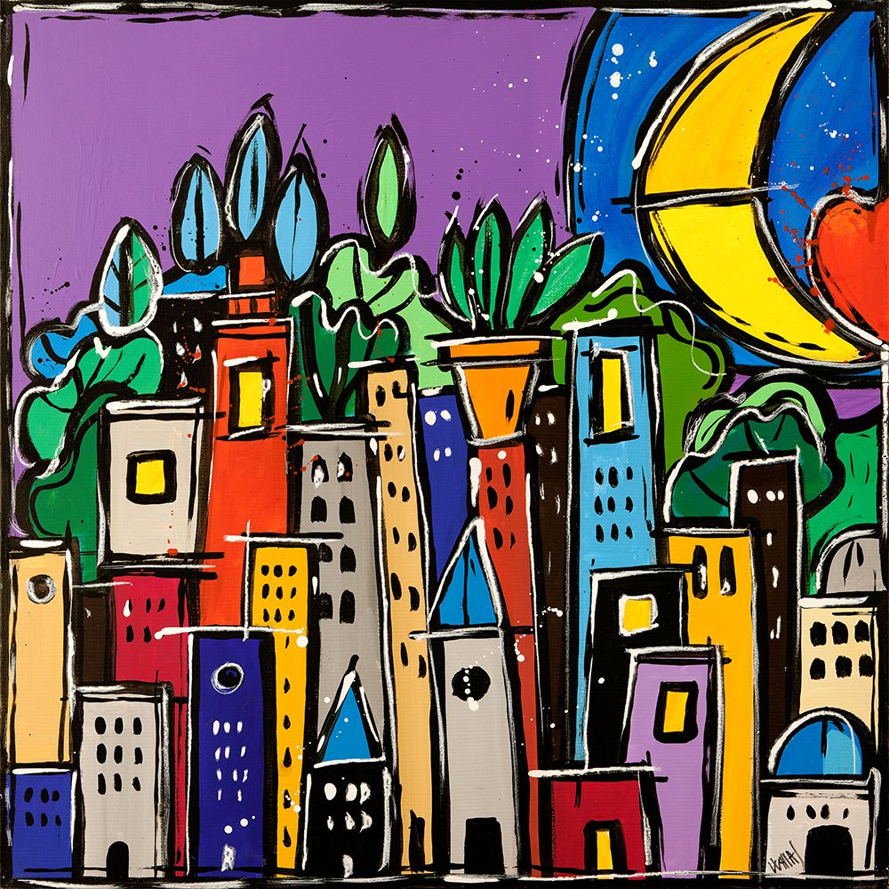 Giardino pensile art print by Wallas for $57.95 CAD