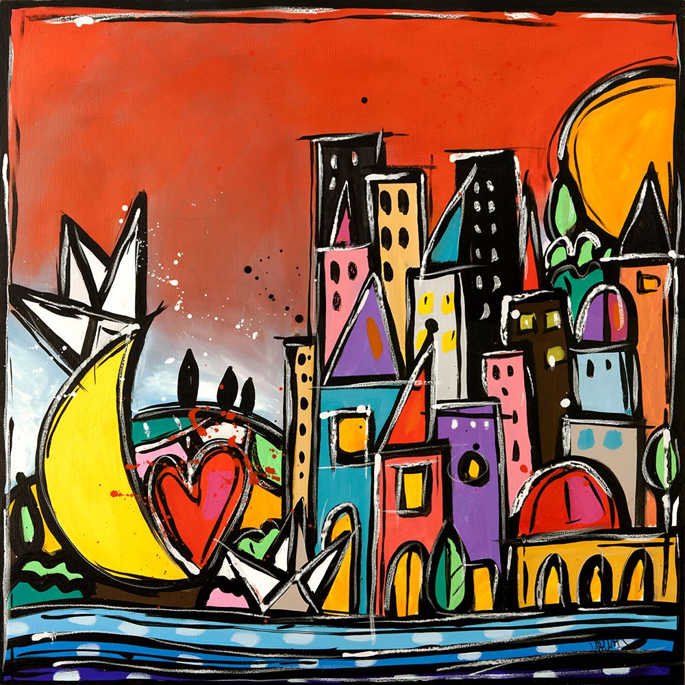 Magico tramonto art print by Wallas for $57.95 CAD