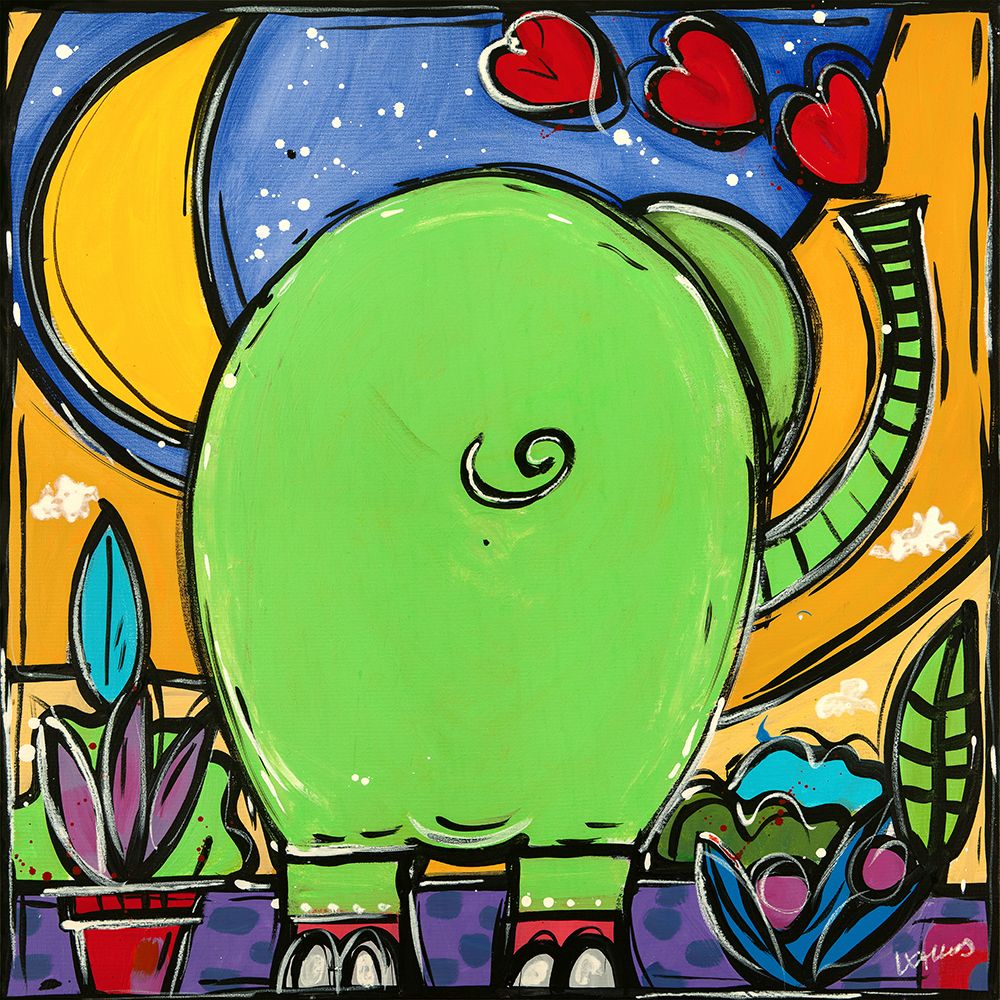 Ele art print by Wallas for $57.95 CAD