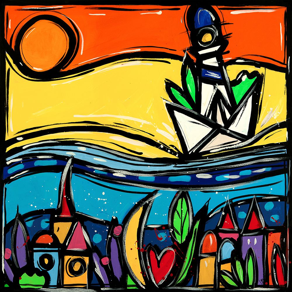 Mondi sommersi art print by Wallas for $57.95 CAD