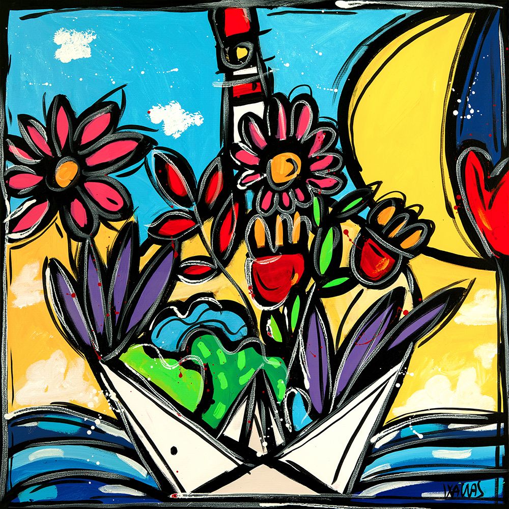 Navigando tra i sogni art print by Wallas for $57.95 CAD