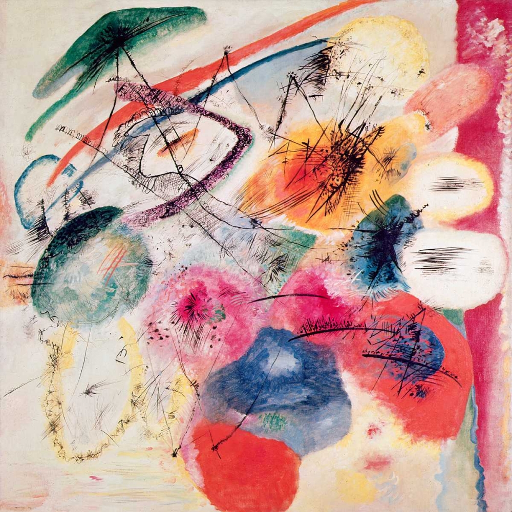 Black Lines art print by Wassily Kandinsky for $57.95 CAD