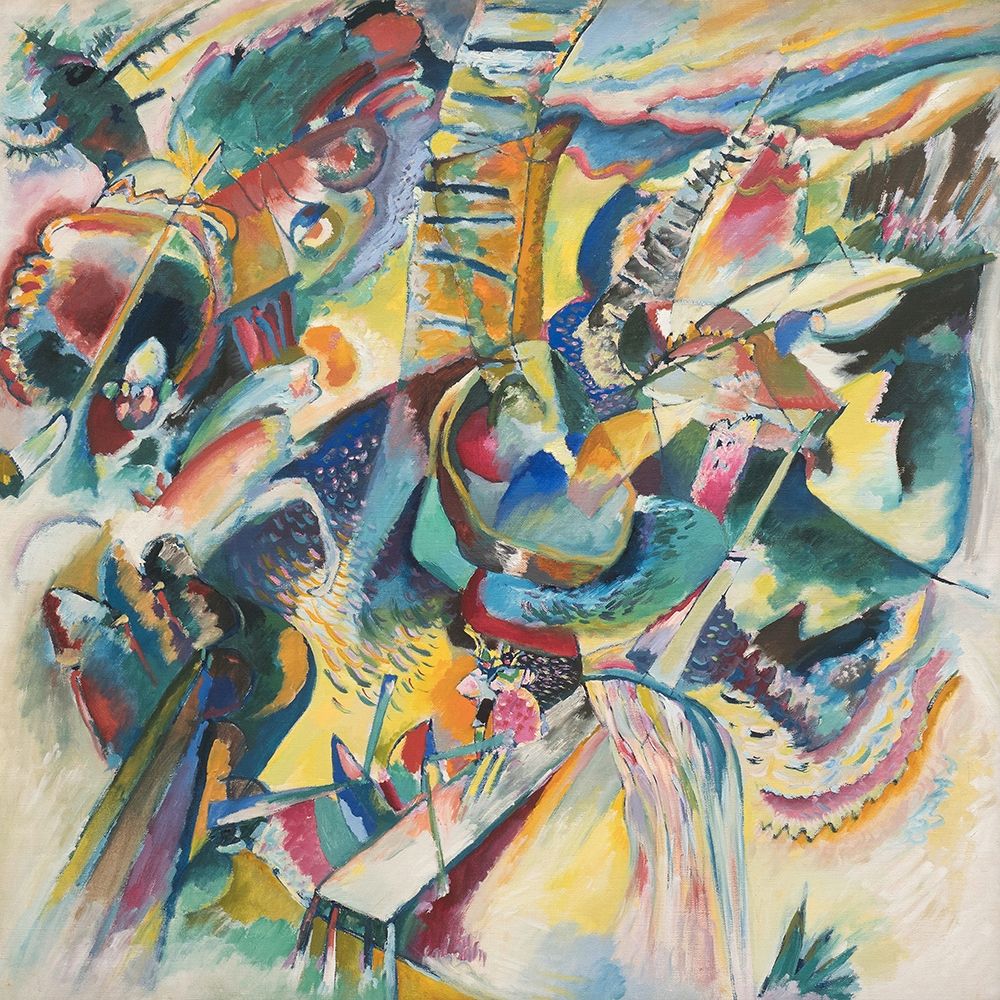 Improvisation Klamm art print by Wassily Kandinsky for $57.95 CAD