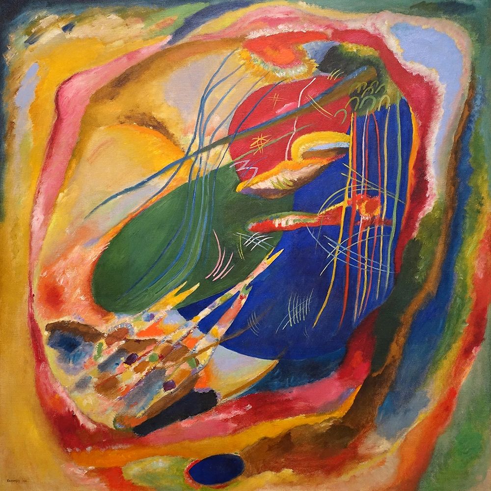 Picture with Three Spot art print by Wassily Kandinsky for $57.95 CAD