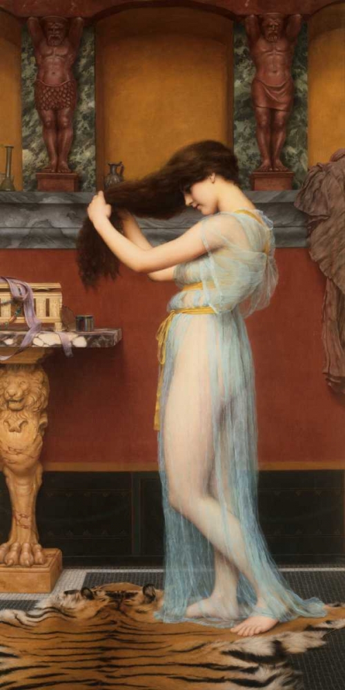 The Toilet art print by John William Godward for $57.95 CAD