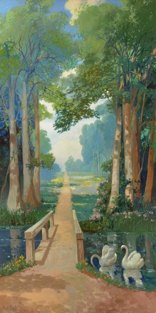 Country path art print by Franz Strahalm for $57.95 CAD