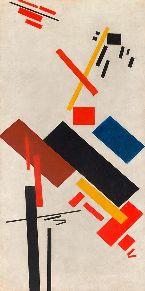 House under construction art print by Malevich Kasimir for $57.95 CAD