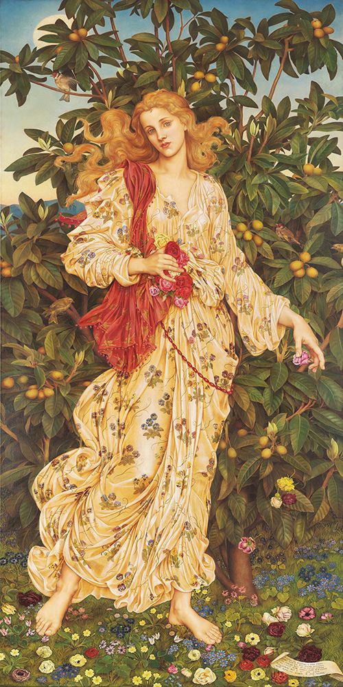 Flora art print by Evelyn De Morgan for $57.95 CAD