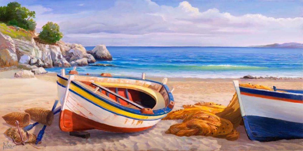 Pomeriggio mediterraneo art print by Adriano Galasso for $57.95 CAD