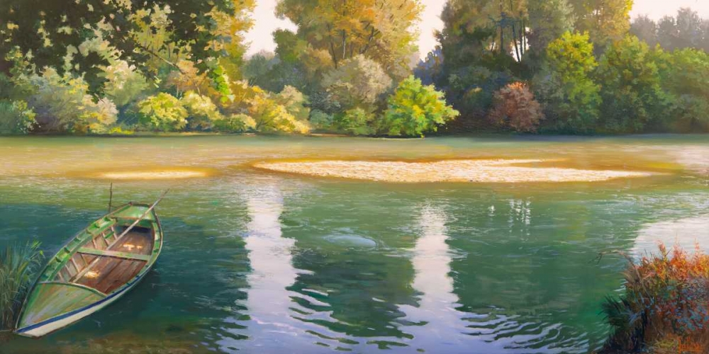 Ansa sul fiume art print by Adriano Galasso for $57.95 CAD