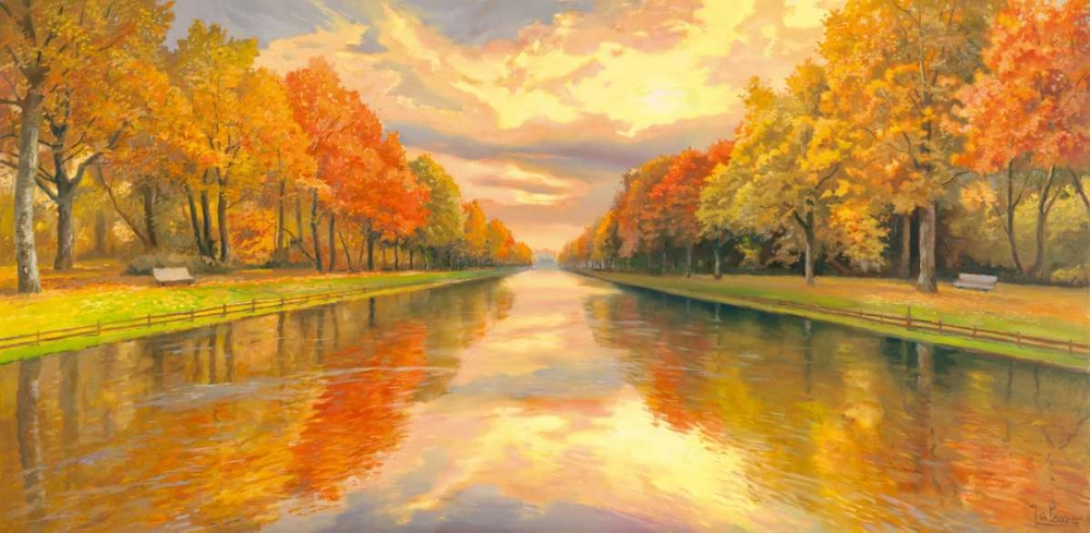 Boulevard sull acqua art print by Adriano Galasso for $57.95 CAD