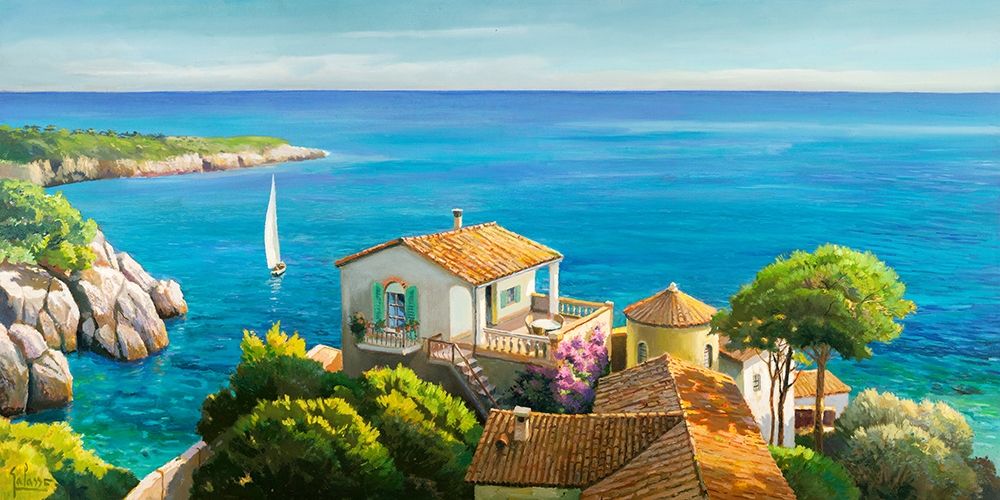 Villa sul Mediterraneo art print by Adriano Galasso for $57.95 CAD