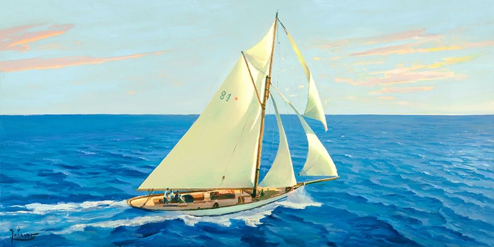 Veleggiando nel blu art print by Adriano Galasso for $57.95 CAD