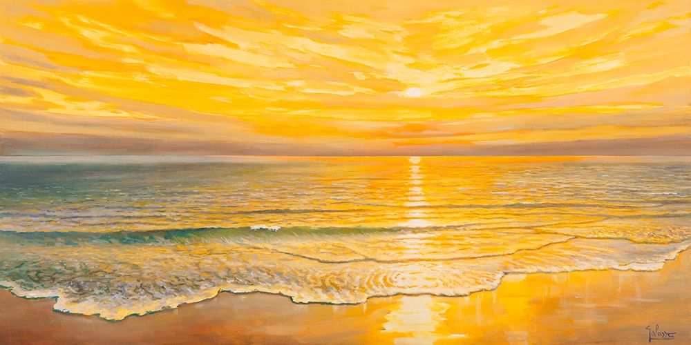 Tramonto dorato art print by Adriano Galasso for $57.95 CAD