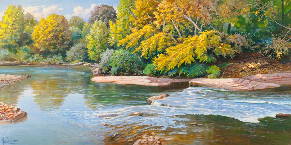 Torrente nei boschi art print by Adriano Galasso for $57.95 CAD