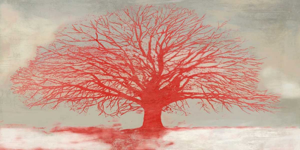 Red Tree art print by Alessio Aprile for $57.95 CAD