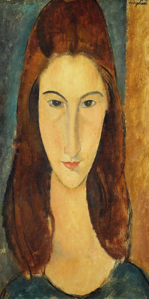 Jeanne Hebuterne art print by Amedeo Modigliani for $57.95 CAD