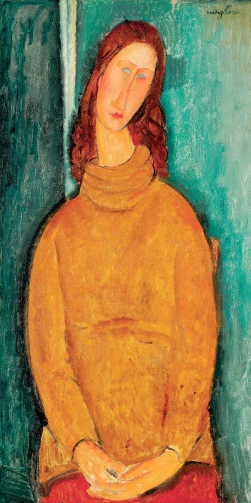 Portrait of Jeanne He´buterne art print by Amedeo Modigliani for $57.95 CAD