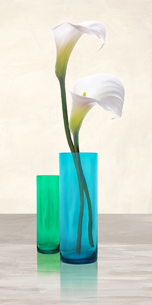 Callas in crystal vases I art print by Ann Cynthia for $57.95 CAD