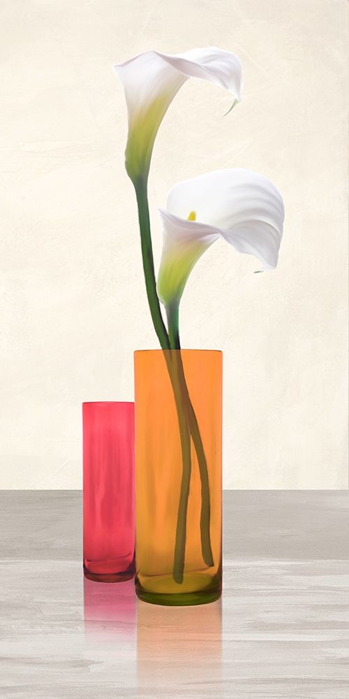 Callas in crystal vases II art print by Ann Cynthia for $57.95 CAD