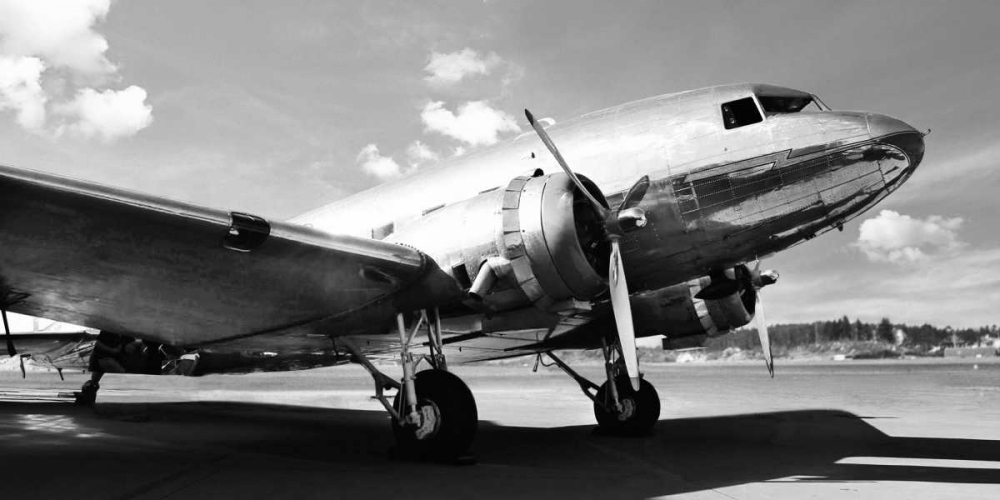 Vintage airplane art print by Gasoline Images for $57.95 CAD