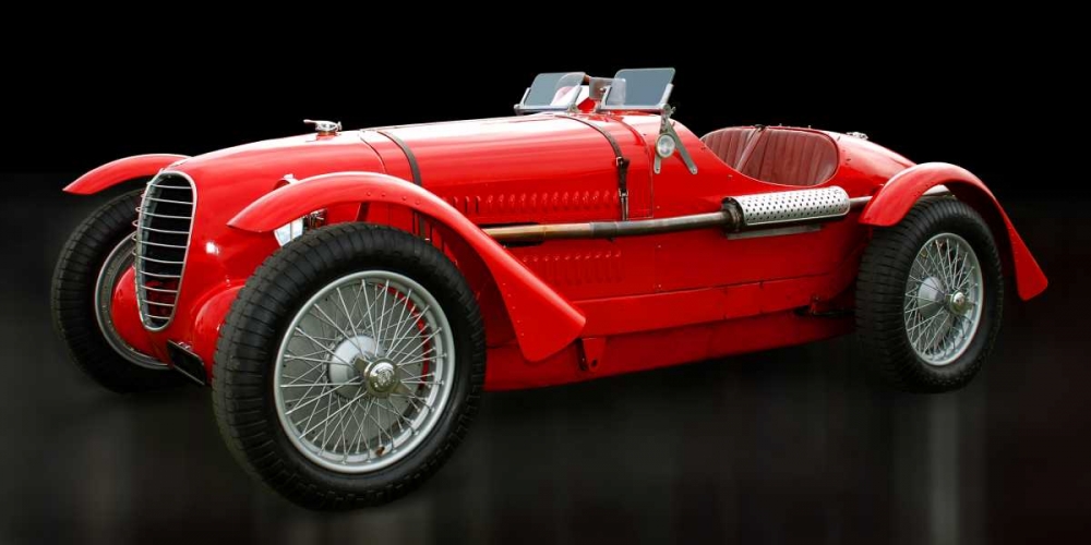 Vintage Italian race-car art print by Gasoline Images for $57.95 CAD