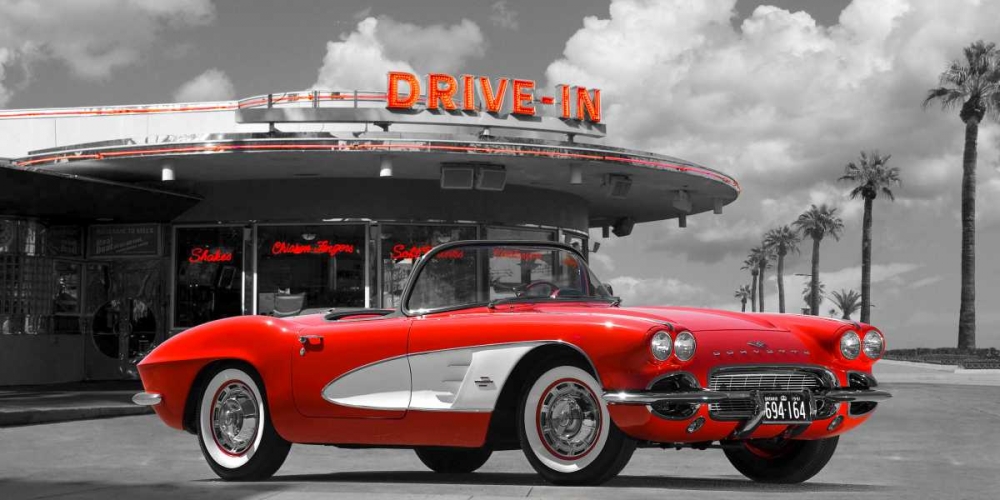 Historical diner, USA art print by Gasoline Images for $57.95 CAD