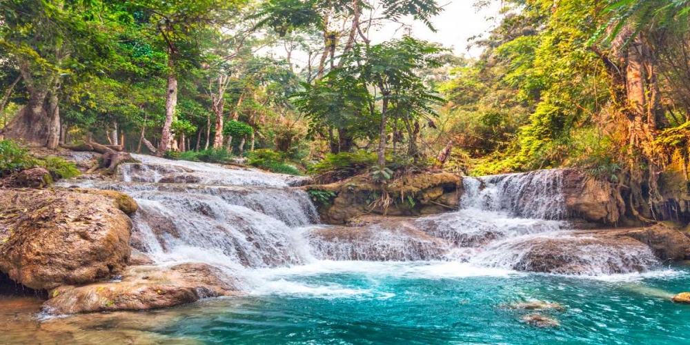 Kuang Si Falls, Luang Prabang, Laos art print by Pangea Images for $57.95 CAD