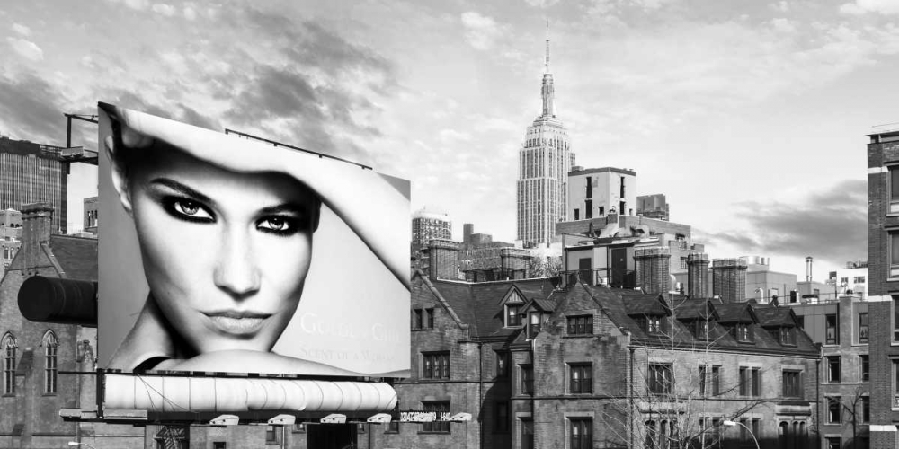 A Billboard in Manhattan art print by Julian Lauren for $57.95 CAD