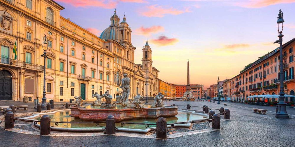 Piazza Navona, Roma art print by Anonymous for $57.95 CAD