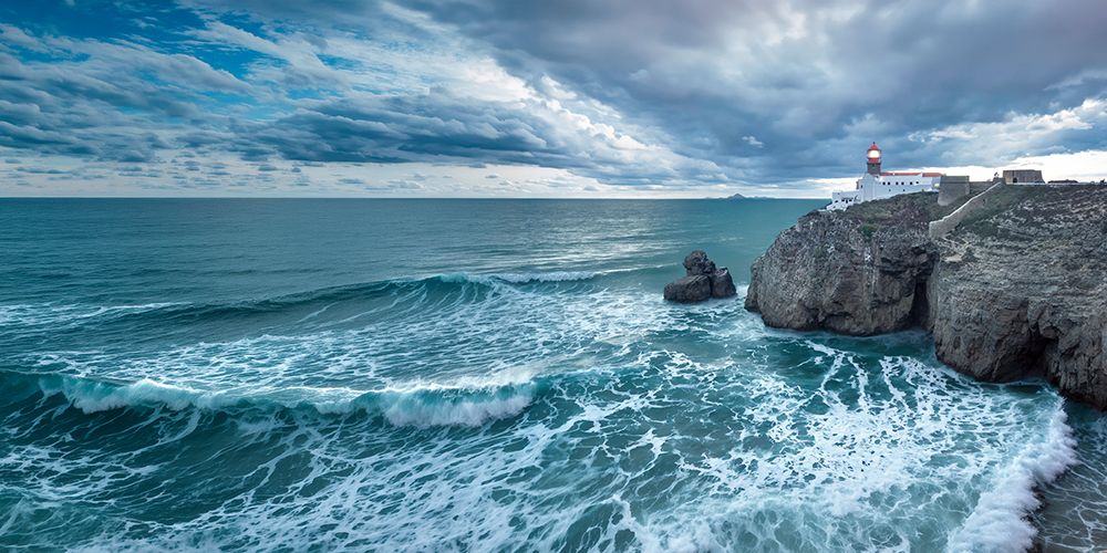 Cabo de Sao Vicente Lighthouse, Portugal (detail) art print by Pangea Images for $57.95 CAD